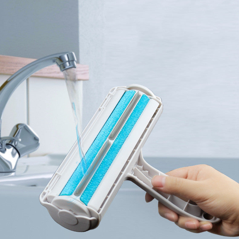 Pet roller sticking device