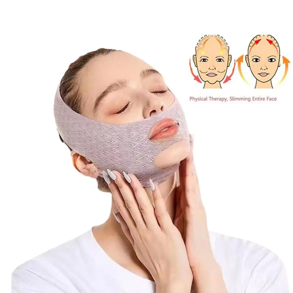 Face-shaping Tool Fast V Face Lift Firming Bandage Mask