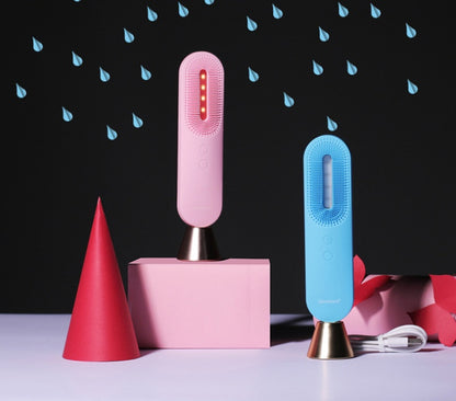Facial Cleansing Brush Electric 3 In 1 USB Charging 3 Gears Waterproof Silicone Skin Care Deep Cleaning Tool