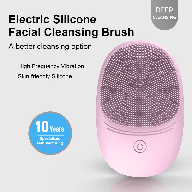 💎 Cepillo Limpiador Facial Sónico para Limpieza Profunda y Masaje.