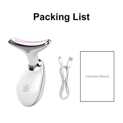 Home Use Face Lift Neck Wrinkle Microcurrent Lifting Firming Skin Tightening Beauty Device USB Rechargeable Multi-Plug