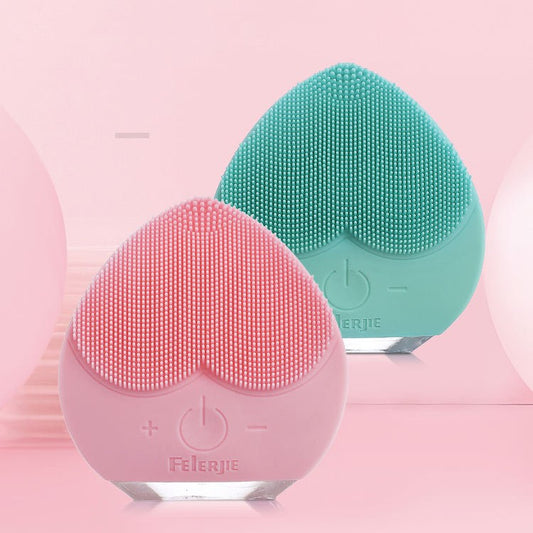 Electric Silicone Cleansing Instrument Facial Brush